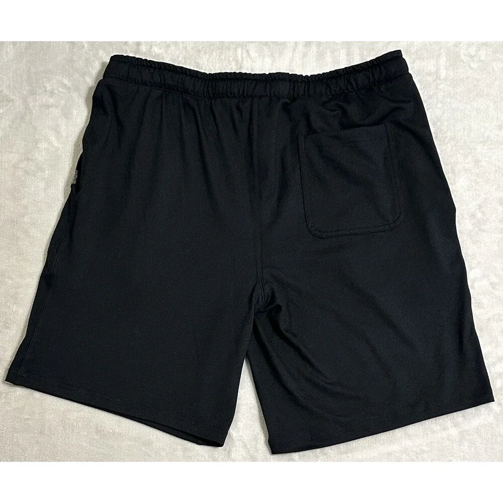 Eddie Bauer 1668128 Mens Large Black Lounge Shorts Athletic Pajama Gym Comfort